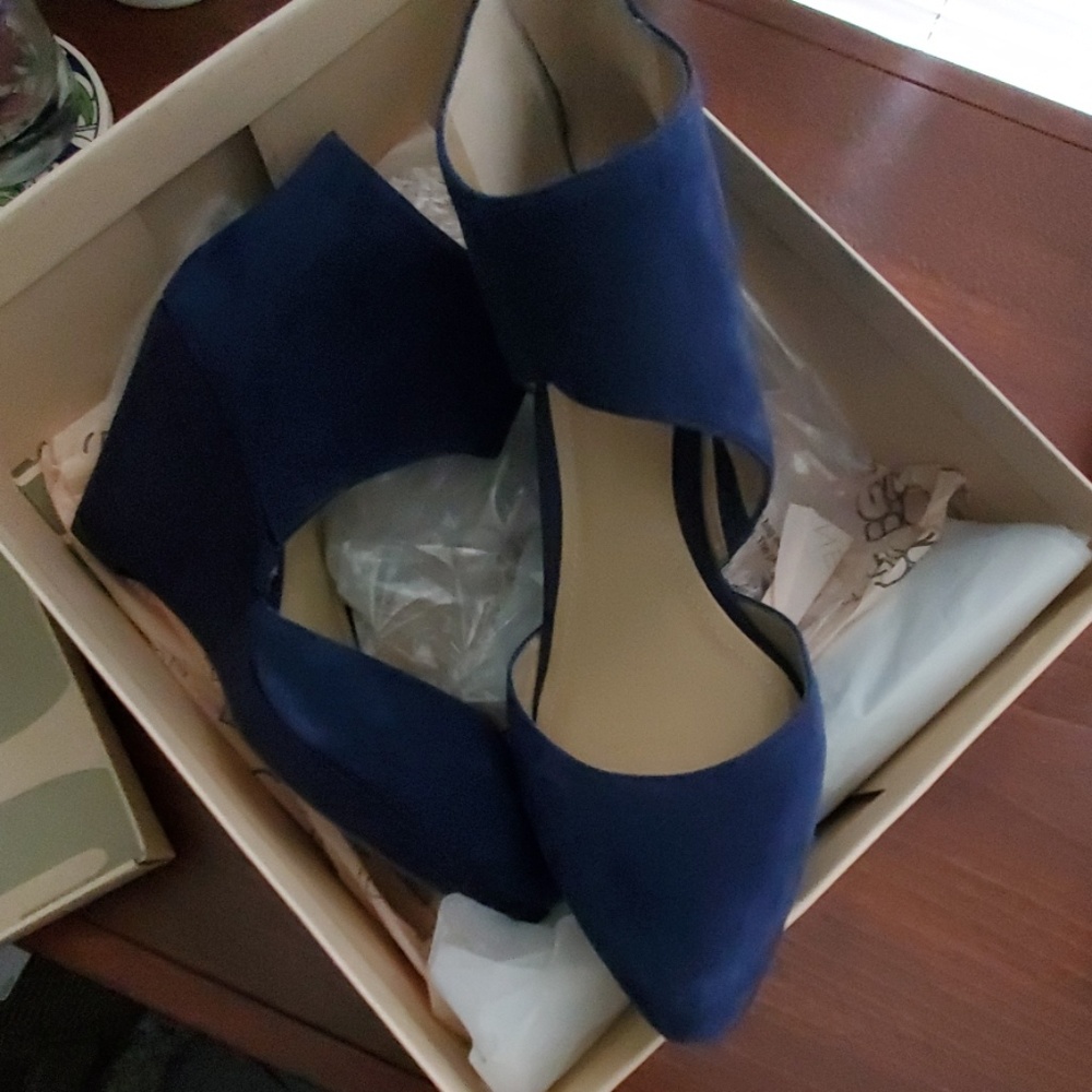 BCBGeneration Suede wedges